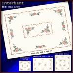 Embroidery Stamped Table Cover 180 x 180 - Cross-stitch No 13 Color 02