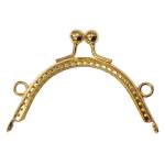 Frame Clasp for purses 8.5 cm. With Ball Metallic 0126 Color 02