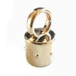 Metallglocke mit Schraube für handgefertigte Häkeltasche Griffe oder Quasten  , 3 cm -  ∅ 1,5 cm. (0255) Farbe 03