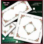 Embroidery Stamped Table Runner 105 Χ 50 cm & 2 Table Centers 50x50 cm - Cross-stitch Νο 20 Farbe 02