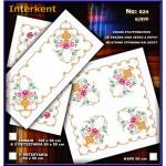 Embroidery Stamped Table Cover 90x90 - Cross-stitch No 24 Color 02
