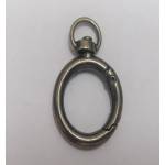 Metal ring with mechanism and rotating nipple 20mm (0260) Color 02