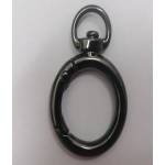 Metal ring with mechanism and rotating nipple 20mm (0260) Color 03