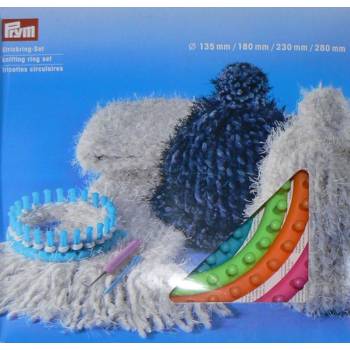 Knitting Loom Στρογγυλό Χρωματιστό Prym  Σετ 4 Τεμαχίων 135mm/180mm/230mm/280mm  624160