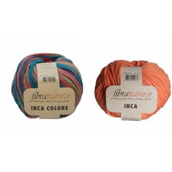Inka einfarbig und mehrfarbig