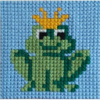 Gobelin L "Frog with Crown" Embroidery Kit Frame 20x20 (06.40)