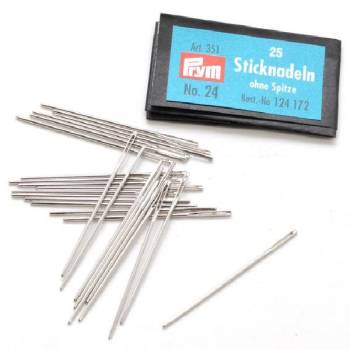 Embroidery needles without tip